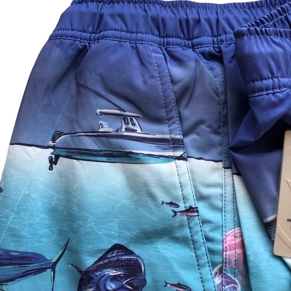 Peter Millar Mens Seaside Ocean Traffic Swim Trunks Size XL - Picture 15 of 15